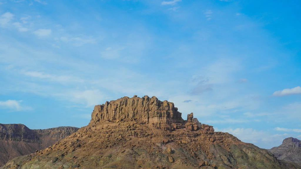 A desert mesa at last light — tomorrow's drop preview